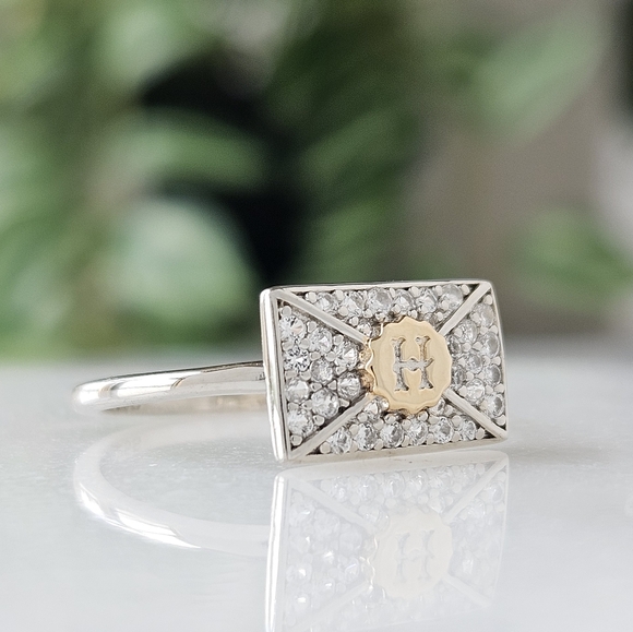 Harry Potter Hogwarts Acceptance Letter Ring, solid 925 Sterling Silver - Picture 6 of 7